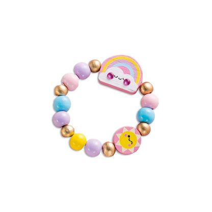 4 JOYAS DE MADERA PARA CREAR - RAINBOW LAND -