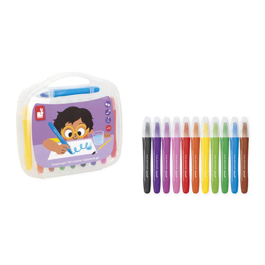 VALIJA LÁPICES DE GEL X 10 - JANOD