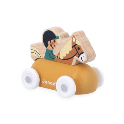 JINETE COCHE DE MADERA- CROSS ROADS -JANOD