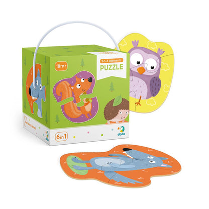 ANIMALES DEL BOSQUE - PUZZLE PROGRESIVO
