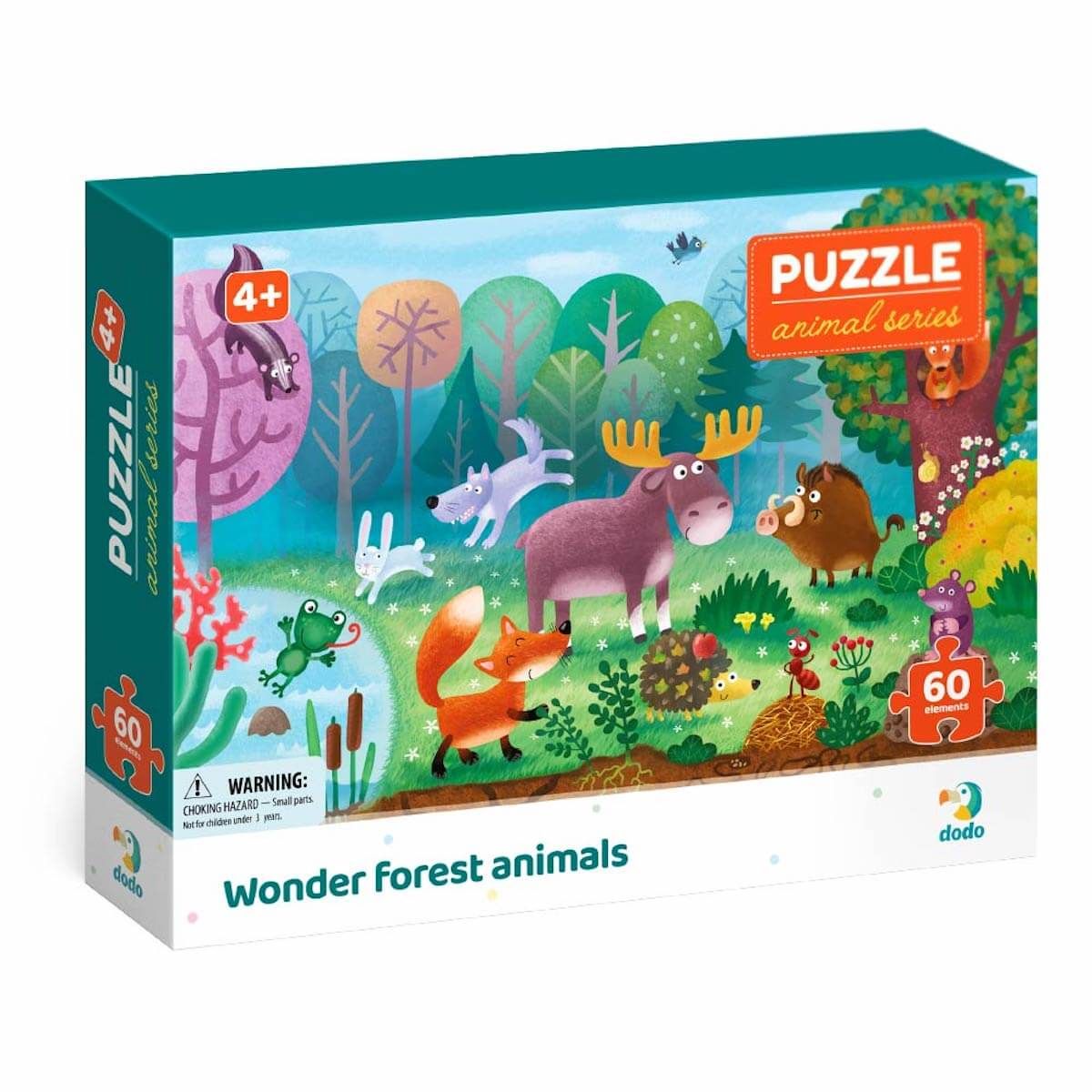 ANIMALES DEL BOSQUE - PUZZLE 60 PIEZAS