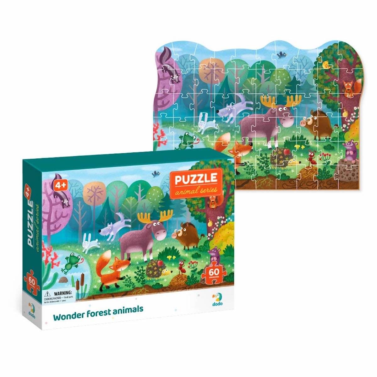 ANIMALES DEL BOSQUE - PUZZLE 60 PIEZAS