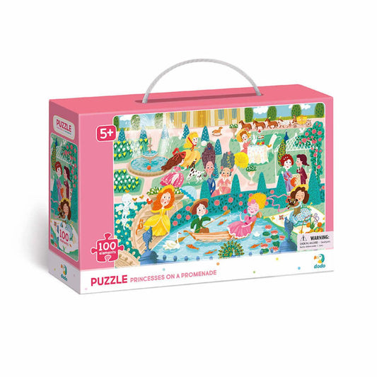 PRINCESAS DANDO UN PASEO - PUZZLE 100 PIEZAS