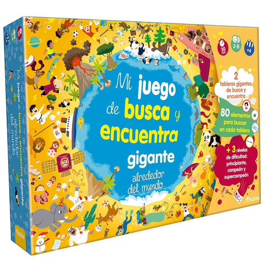 BUSCA Y ENCUENTRA GIGANTE -ALREDEDOR DEL MUNDO- AUZOU