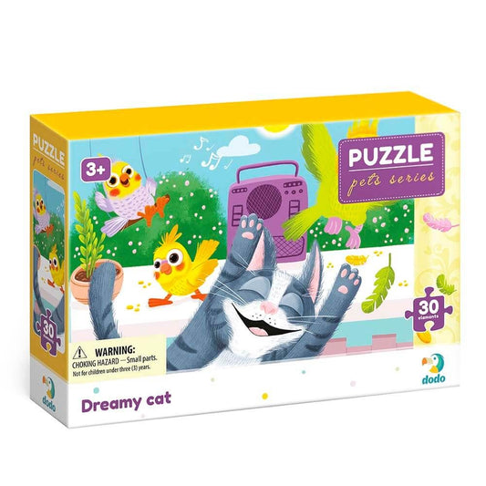 PUZZLE MASCOTAS -GATO FELIZ-