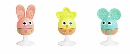 SET DE SONAJEROS ADHESIVOS + MORDEDOR - HAPE -