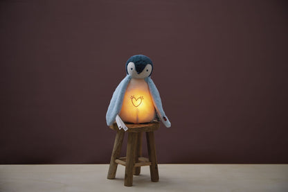 LUZ NOCTURNA PINGÜINO DE PELUCHE AZUL - KALOO