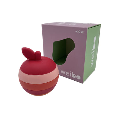 APILABLE y MORDEDOR DE SILICONA - MANZANA - WEIBO FRUITS