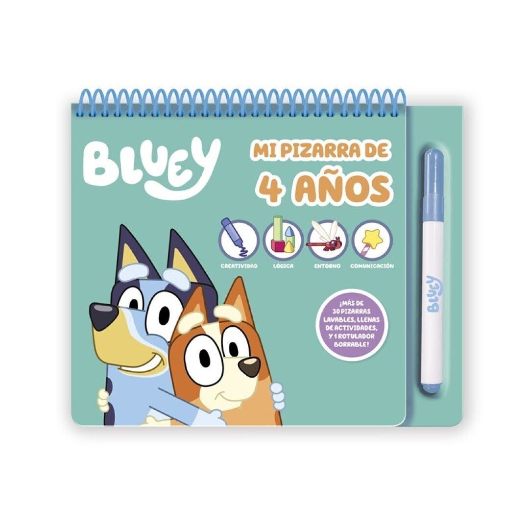 BLUEY- MI PIZARRA DE 4 AÑOS- IMAGILAND