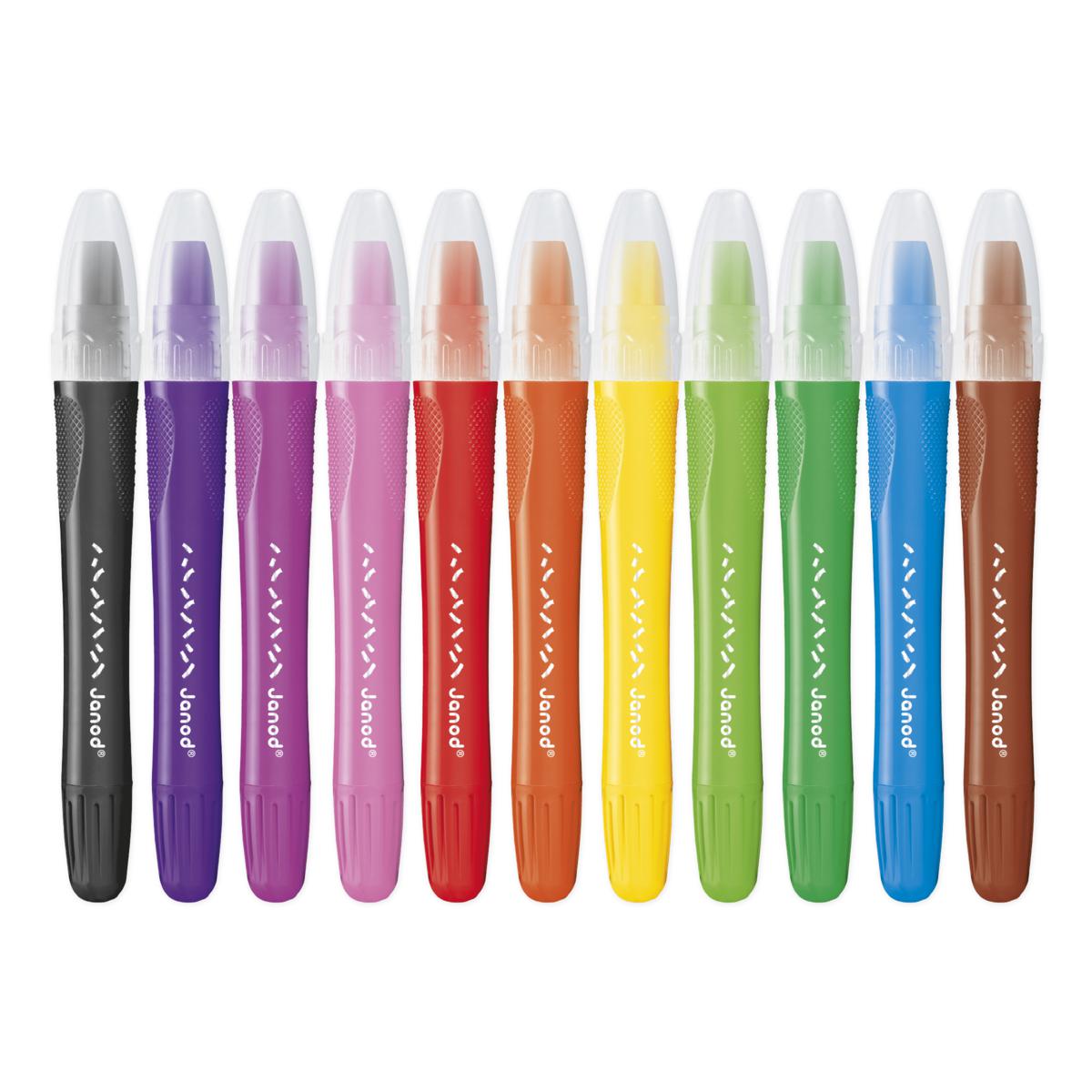 VALIJA LÁPICES DE GEL X 10 - JANOD