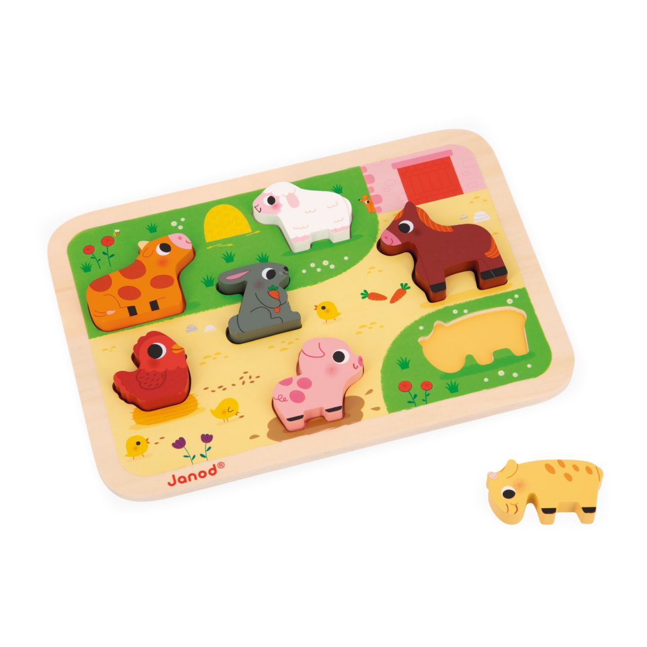 CHUNKY PUZZLE DE LA GRANDE - ENCASTRE JANOD-