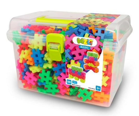 MELI BASIC NEÓN - TRAVEL BOX- 500 PIEZAS