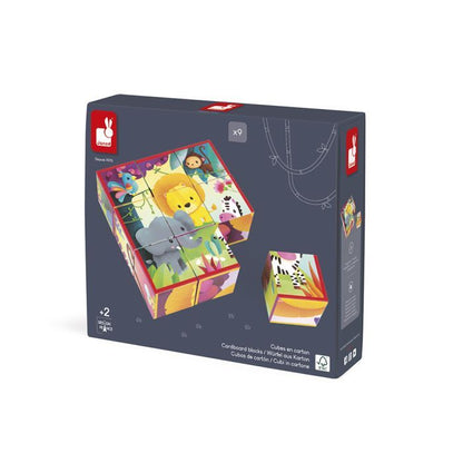 KUBKIDS ANIMALES DE LA SELVA - PUZZLE EN CUBOS -