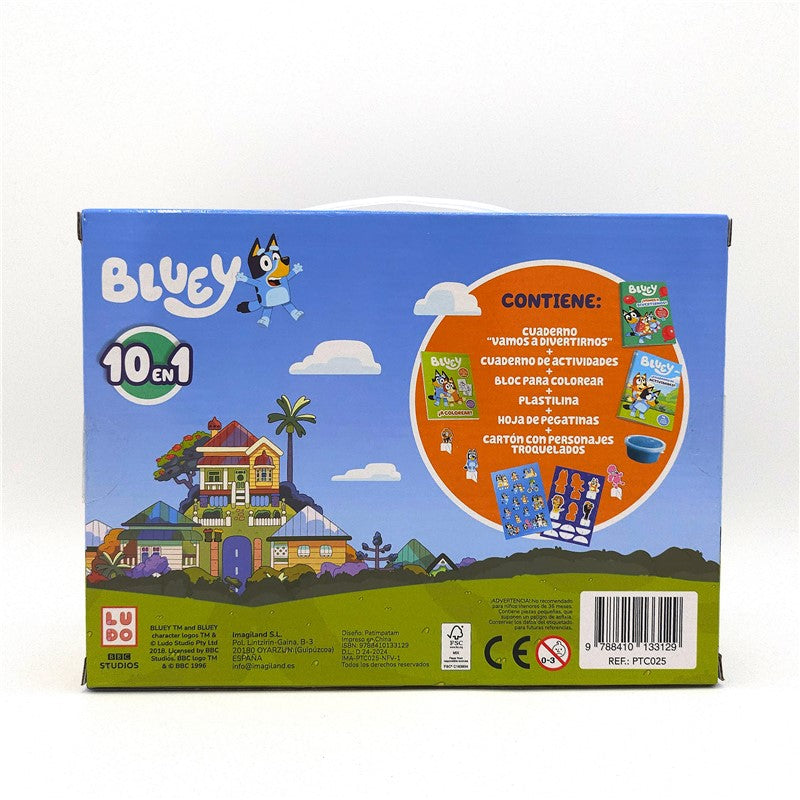 BLUEY MALETÍN 10 EN 1 - KIT DE ACTIVIDADES-