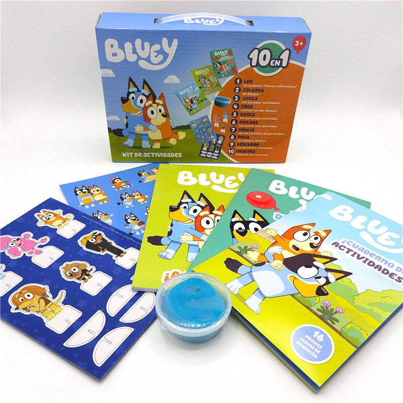 BLUEY MALETÍN 10 EN 1 - KIT DE ACTIVIDADES-