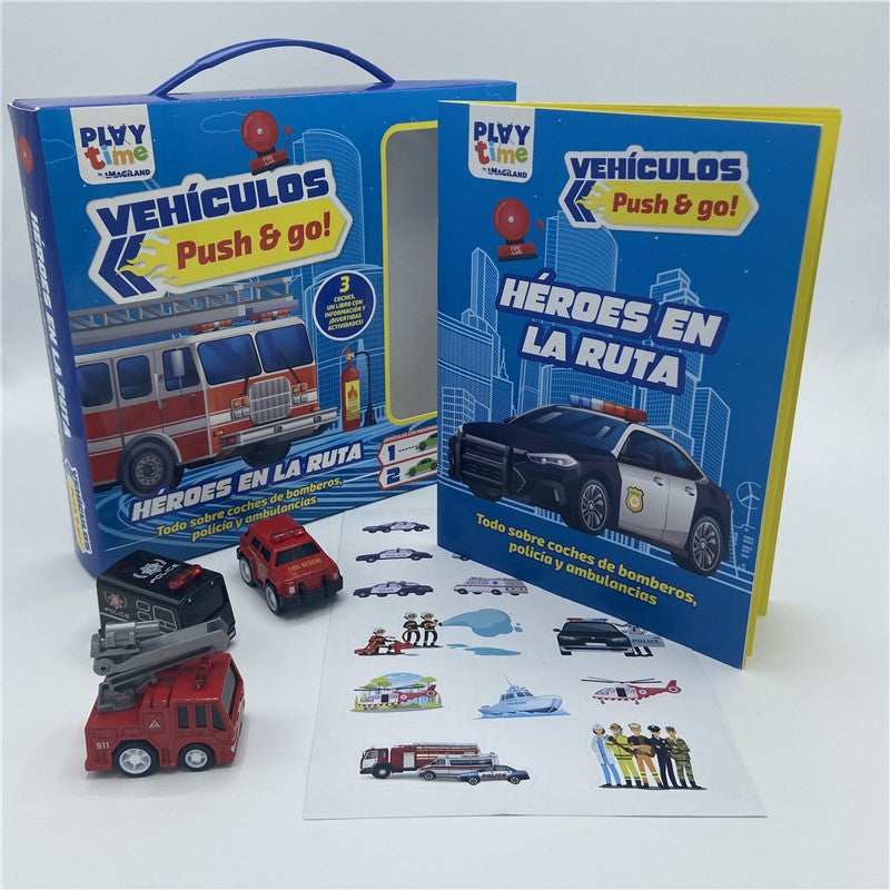 VEHÍCULOS PUSH&GO - HÉROES EN LA RUTA -