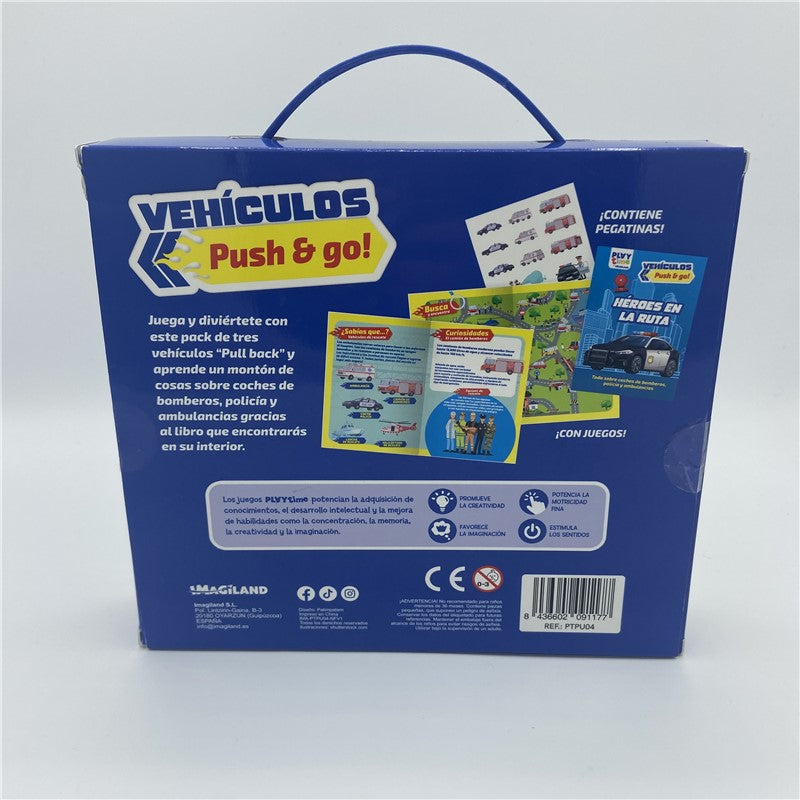 VEHÍCULOS PUSH&GO - HÉROES EN LA RUTA -