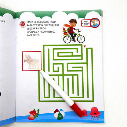 ROTULADOR MAGICO + CUADERNO DE REPASO 4 AÑOS -
