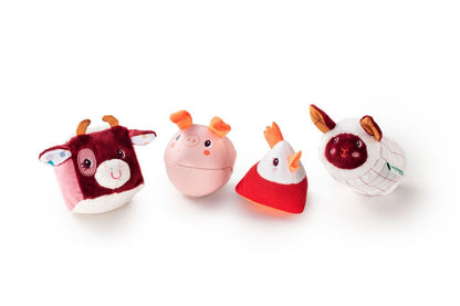 JUEGO DE CUATRO FIGURAS DE LA GRANJA - LILLIPUTIENS