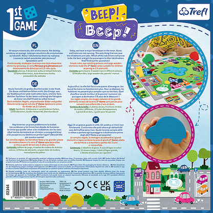 BEEP! BEEP! - MIS PRIMEROS JUEGOS DE MESA - TREFL