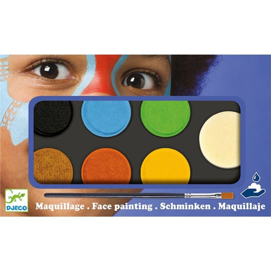 ESTUCHE DE MAQUILLAJE- PALETA DE 6 COLORES NATURAL - DJECO