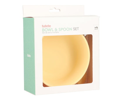 Bol Silicona + Cuchara Acero Sun - Tutete
