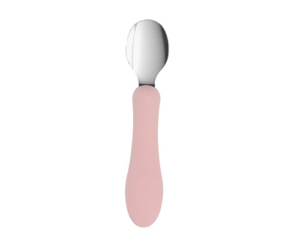 Bol Silicona + Cuchara Acero Light Pink - Tutete
