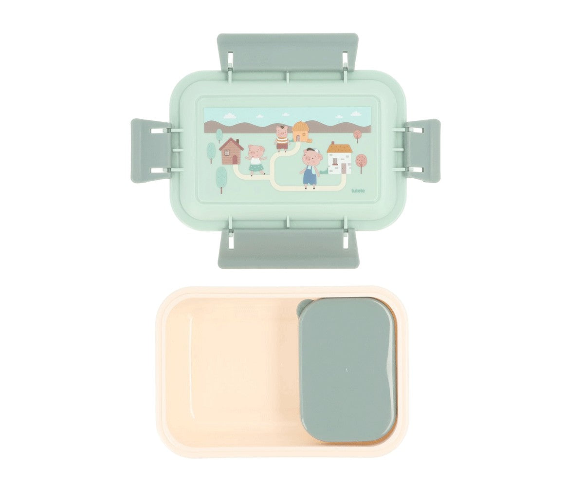 Caja Almuerzo Bento The Three Little Pigs -  Tutete
