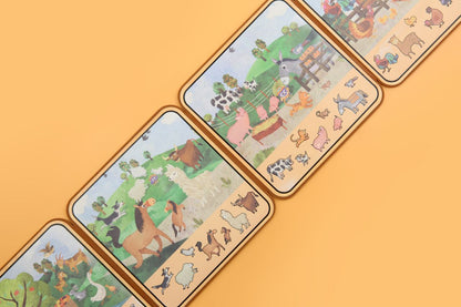 LIBRO DE DIBUJO MÁGICO-ANIMALES DE LA GRANJA
