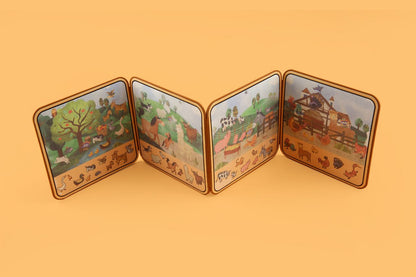 LIBRO DE DIBUJO MÁGICO-ANIMALES DE LA GRANJA