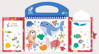 PRIMER KIT PARA COLOREAR - AMIGOS DEL MAR - HAKU YOKA