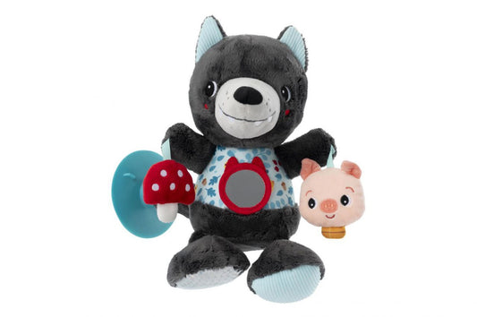 LOUIS EL LOBO- PELUCHE DE ACTIVIDADES NOMAD - LILLIPUTIENS
