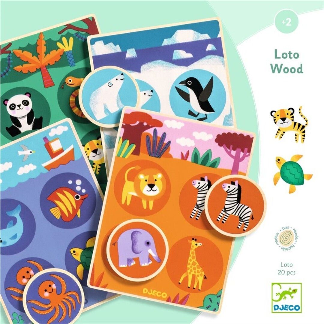 LOTO WOOD -JUEGOS EDUCATIVOS DJECO