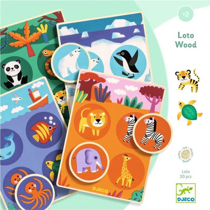 LOTO WOOD -JUEGOS EDUCATIVOS DJECO