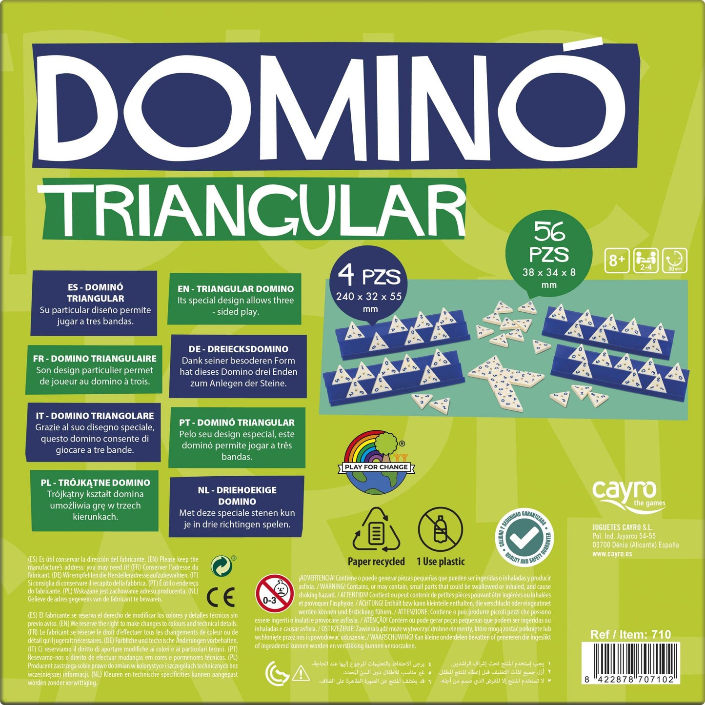 DOMINÓ TRIANGULAR - CAYRO