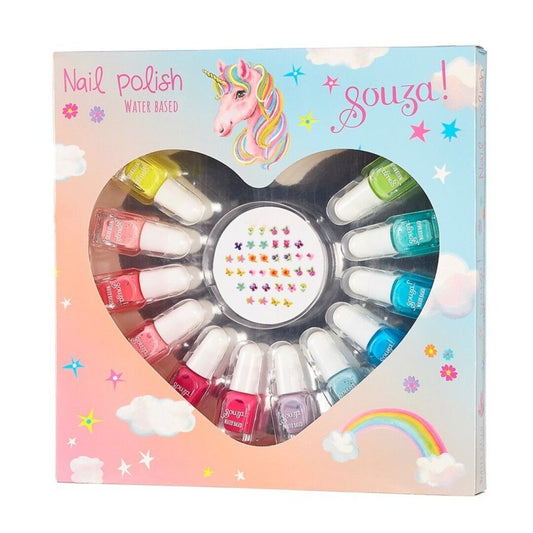 ESTUCHE ESMALTE DE UÑA + STICKERS - SOUZA-