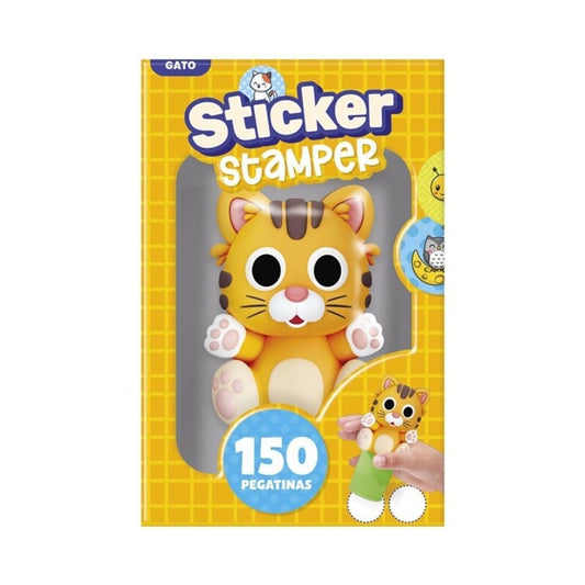 STICKER STAMPER - GATO -