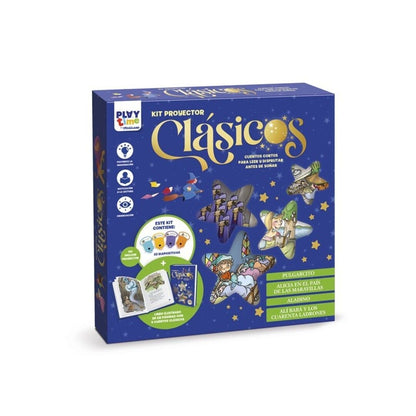 PACK CUENTOS CLÁSICOS- DIAPOSITIVAS + LIBRO ILUSTRADO - VERDE