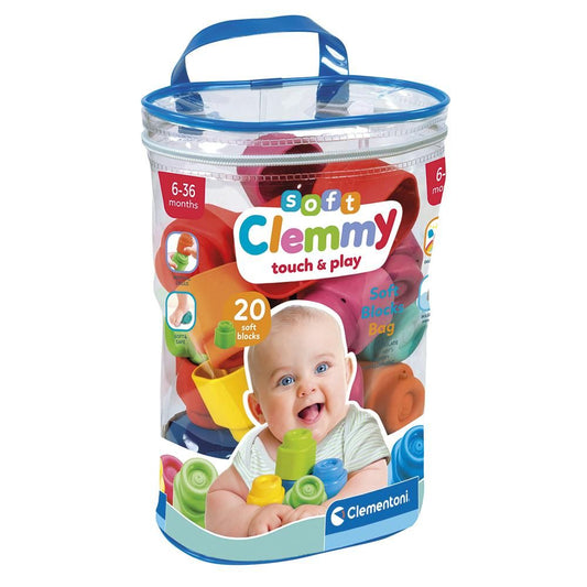 CONSTRUCCIÓN CLEMMY BABY SOFT - 20 PIEZAS-