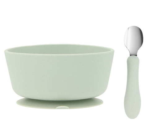 Bol Silicona + Cuchara Acero Sage - Tutete