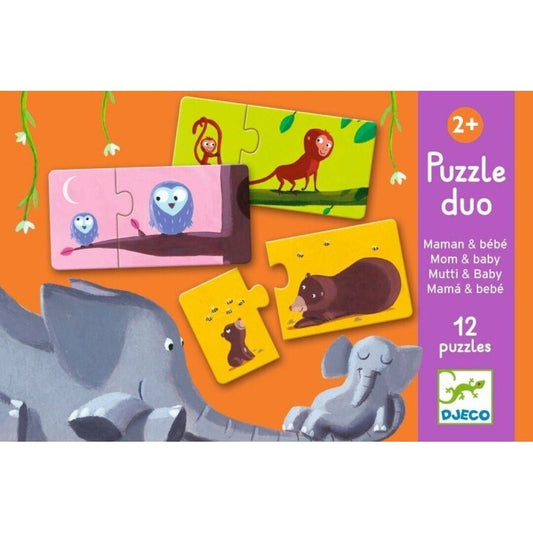 PUZZLE DÚO MAMÁ Y BEBÉ - DJECO