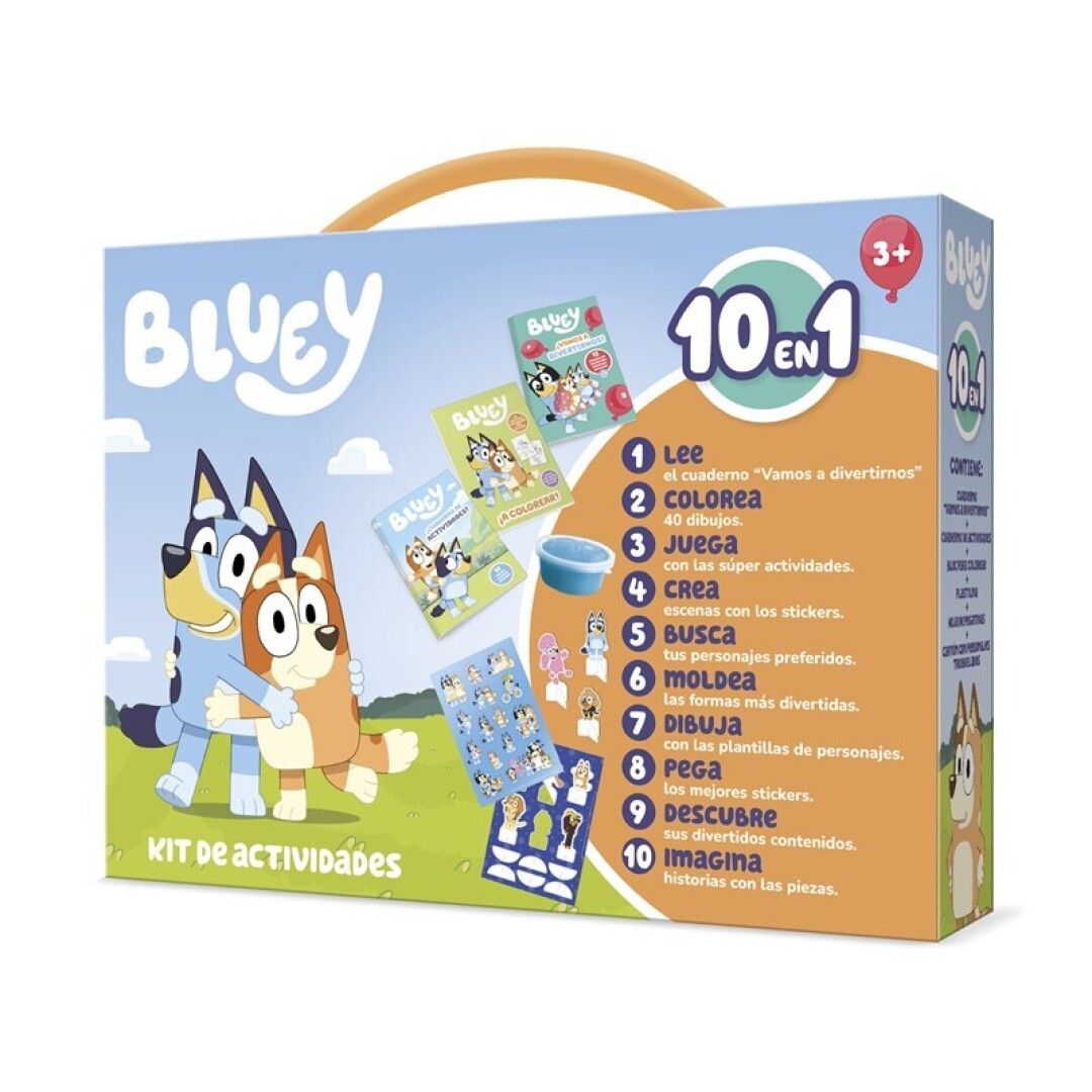 BLUEY MALETÍN 10 EN 1 - KIT DE ACTIVIDADES-