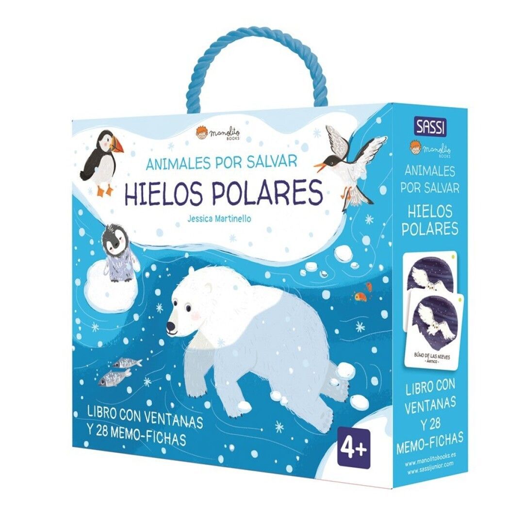 HIELOS POLARES - LIBRO + 28 MEMO FICHAS- MANOLITO BOOKS