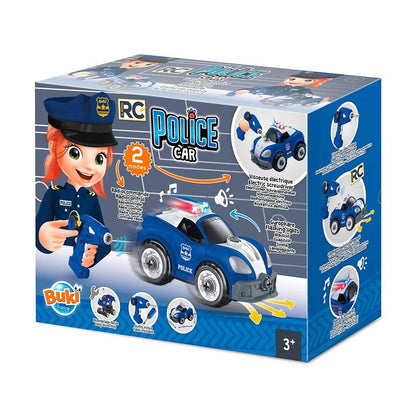 AUTO POLICÍA- CONSTRUYE TU PROPIO AUTO CON MANDO- BUKI