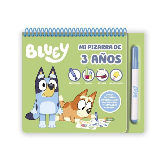 BLUEY- MI PIZARRA DE 3 AÑOS- IMAGILAND