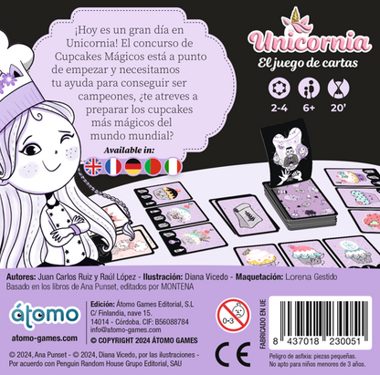 UNICORNIA - JUEGO DE CARTAS - ÁTOMO GAMES