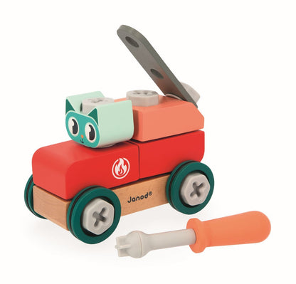 BRICO´KIDS - COCHE GATO PARA HACER BRICOLAJE - JANOD