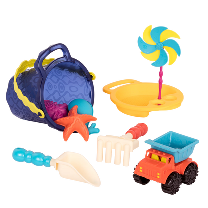 CONJUNTO DE PLAYA + CUBO - B.TOYS
