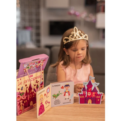 LAS PRINCESAS- LIBRO + PUZZLE + FIGURAS PARA MONTAR - MANOLITO BOOKS
