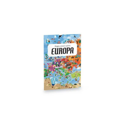 EUROPA - PUZZLE CIRCULAR 210 PIEZAS + LIBRO - MANOLITO BOOKS